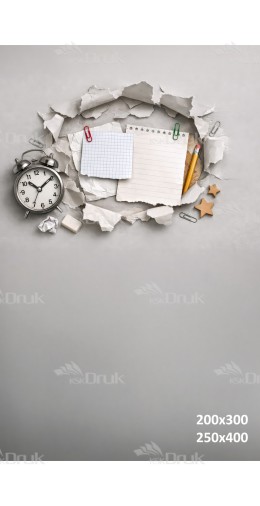Tło fotograficzne „Szkolne Notatki – Minimal Back to School” | 3882